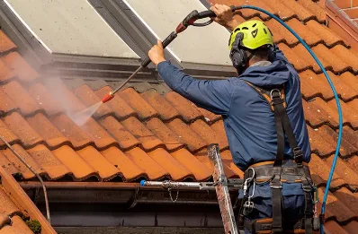 Démoussage et hydrofuge de toiture à Aoste